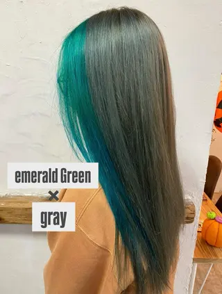 ロング カラー 木村 彩花のヘアスタイル