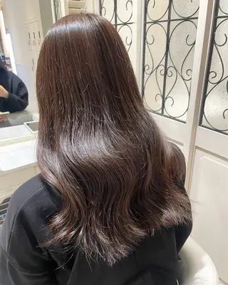 セミロング カラー ✨似合わせstyle ✨mei🦋のヘアスタイル