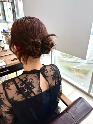 ロング ヘアアレンジ BONECCA鶴見所属・🩵MEI🩵 ／鶴見のヘアスタイル