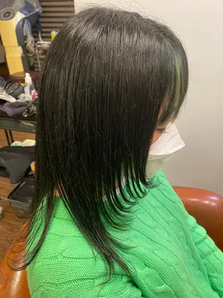 ロング カラー liL  hair サトウリョウタのヘアスタイル