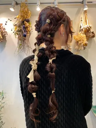 ロング ヘアアレンジ non .のヘアスタイル