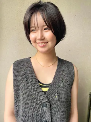 ショート 🌿透明感カラー 松本麻里奈🌼のヘアスタイル