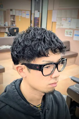 ショート パーマ 理容プラージュ燕三条 福井のヘアスタイル