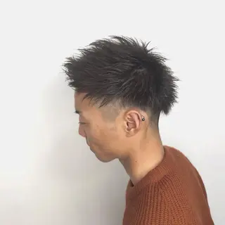 メンズ ブリーチカラー/ 岩破瑞希のヘアスタイル