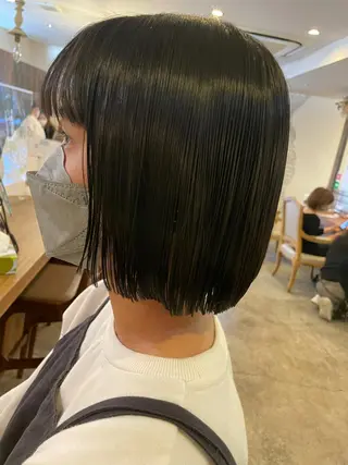 ミディアム 柳内 崚平のヘアスタイル