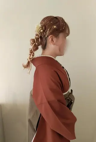 ミディアム ヘアアレンジ Rarely  beautyのヘアスタイル