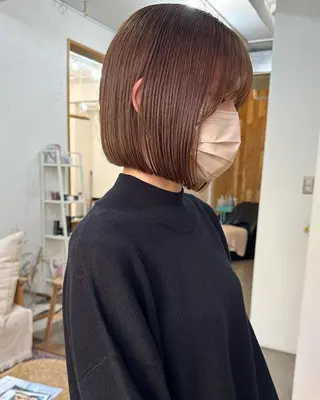 ショート カラー 🪭risa 暖色/レイヤー🪭のヘアスタイル