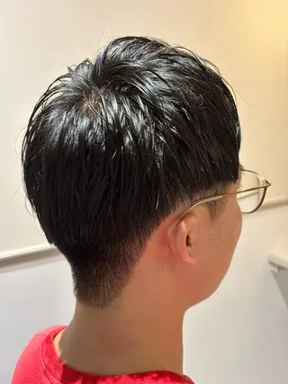 ショート メンズ 石村  カットモデル 丁寧なカットブロー✨のヘアスタイル