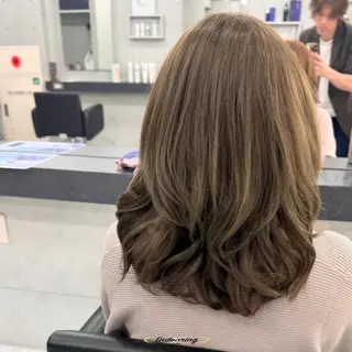 カラー Endearing 銀座/レイヤーカットのヘアスタイル