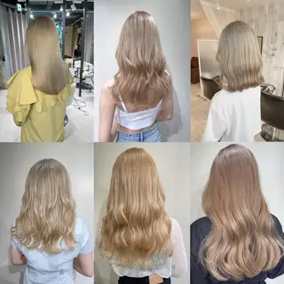 ロング カラー ムラ修正.ブリーチ エクステ🤍アミルのヘアスタイル
