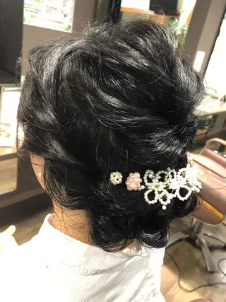 ロング ヘアアレンジ pep natsumiのヘアスタイル