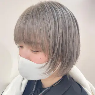 ショート カラー マンツーマン女性 美容師 奏のヘアスタイル