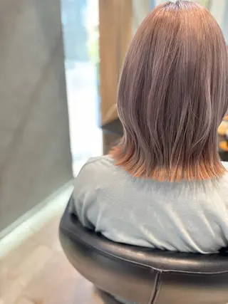 ミディアム カラー EMANON 心斎橋所属・デザインカラー /aiのヘアスタイル