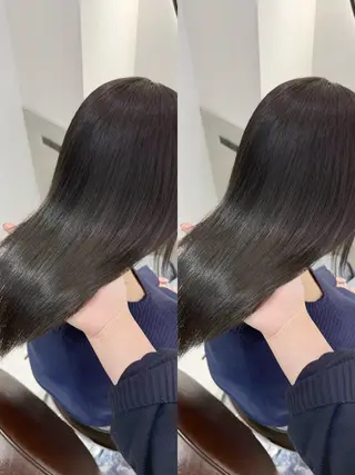 ロング 艶髪カラー🫧 髪質改善🪽萩原のヘアスタイル