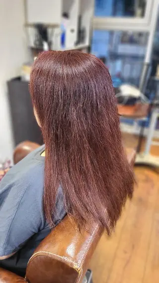 カラー セミロング 透明感カラー/ ツヤ髪 石田のヘアスタイル