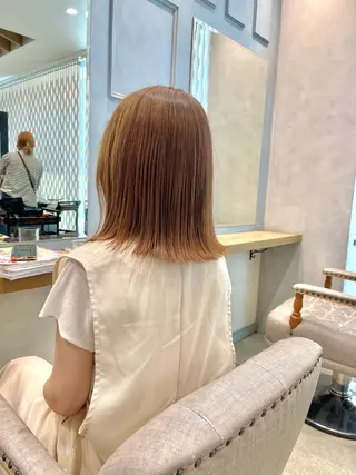 ミディアム カラー ショート/ボブ アンドウ☺︎のヘアスタイル