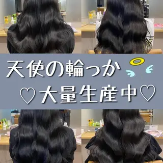ミディアム カラー プル艶職人/ にしものヘアスタイル