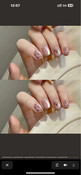 ネイル 💅パッマ ネイル AOIのマツエク・マツパデザイン