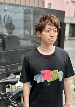 カラー パーマ メンズ パーマPrivate SalonNoa名駅のヘアスタイル