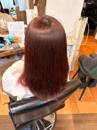 カラー 三宅　デザインカラー 透明感カラー✨のヘアスタイル