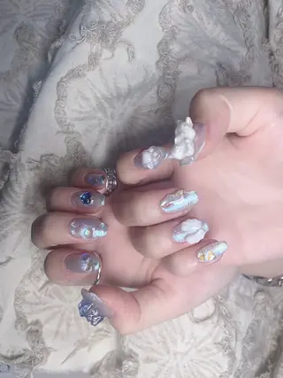 ネイル 神田 ココナッツのネイルデザイン