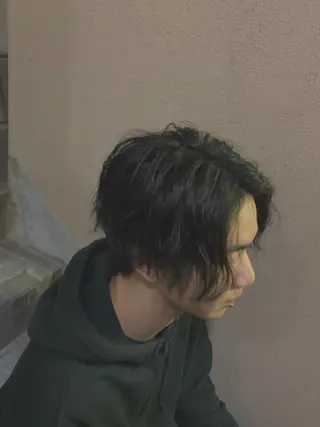 ミディアム パーマ 💈 クラモトダイセイのヘアスタイル