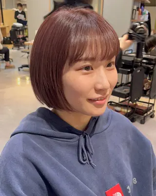 ショート カラー GIEN 末吉 海斗のヘアスタイル