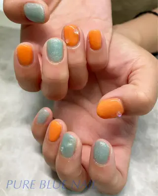 ネイル PURE BLUE NAILのネイルデザイン