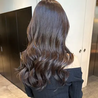 ロング カラー mao ｜ 柔らか艶カラー🫧のヘアスタイル