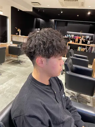 パーマ メンズ 長町/酸性ストレート /曲がる縮毛矯正のヘアスタイル