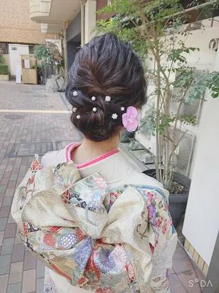 セミロング 早稲田 千尋のヘアスタイル