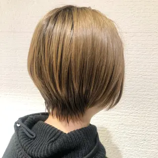 ショート カラー 三鷹で1番ショート ボブをカットする新谷のヘアスタイル