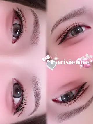 マツエク・マツパ 🎀束感/上下エク/ 𝙍𝙐𝘼 🎀のマツエク・マツパデザイン