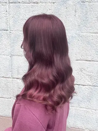 セミロング カラー ヘアアレンジ にいた　かづしげのヘアスタイル