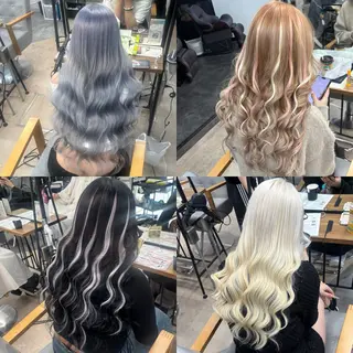 ロング カラー ギャル/ハイトーン 特化/ルイヤのヘアスタイル