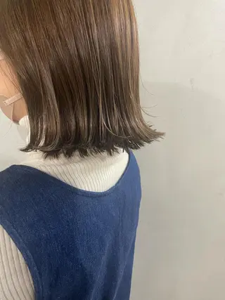 ミディアム カラー #tag 田島 純奈のヘアスタイル