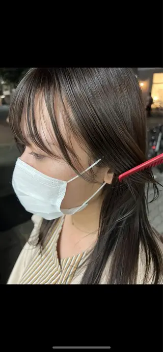 ミディアム カラー 三谷はるな /名古屋/本山のヘアスタイル