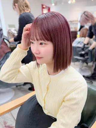 ショート ショート/ボブ ハイトーン❤️原航平のヘアスタイル