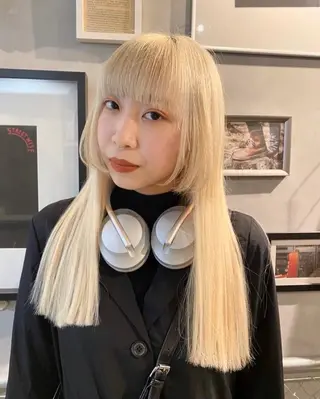 ロング MIYU💋💖 〈XENA渋谷本店〉のヘアスタイル