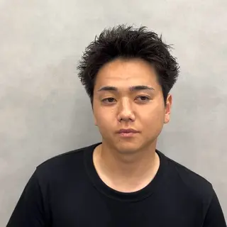 ショート パーマ メンズ 安藤 晴大のヘアスタイル