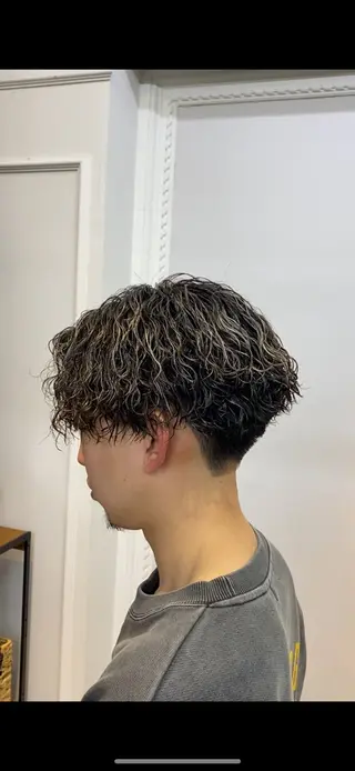 ミディアム kouhei メンズ特化/梅田のヘアスタイル