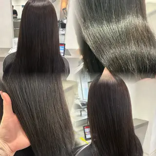 ロング カラー ヘアアレンジ 韓国透明感🇰🇷 SAKURAのヘアスタイル