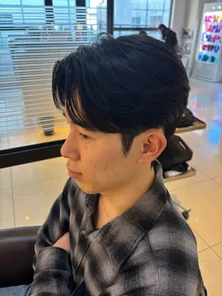 パーマ メンズ 辻野 光希のヘアスタイル