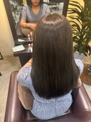 セミロング 髪質改善✨️柴田 妃菜🧸のヘアスタイル