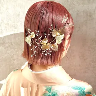 ヘアメ🎀推しカラー 🥣横浜/しほ🧸のヘアスタイル