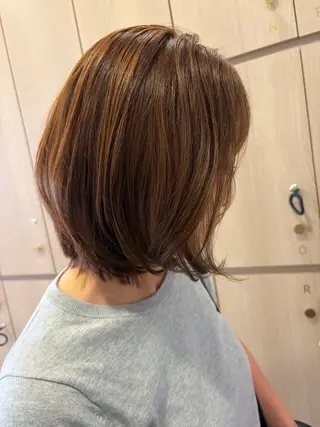 ミディアム Ha naのヘアスタイル