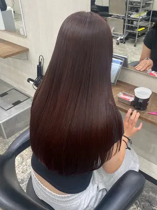 カラー 𝗮𝘆𝘂𝗺𝗶 ハイトーン🎀のヘアスタイル