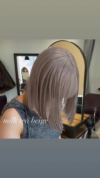 ショート カラー 💜ハイトーン💛 マジカルかいちゃんのヘアスタイル