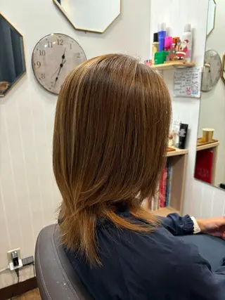 セミロング m walk エム ウォークのヘアスタイル