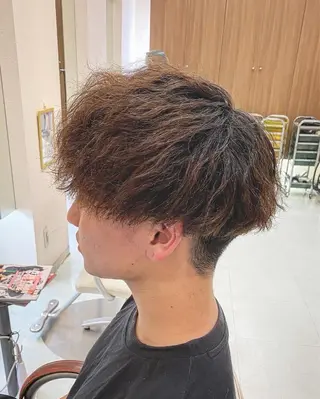 パーマ 🫧透明感カラーレイ ヤースタイル松浦元海のヘアスタイル